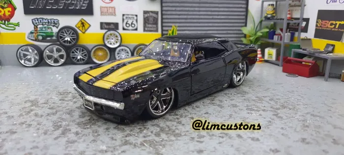Jada toys 1:24 Chevrolet Camaro 1969 - sem cx