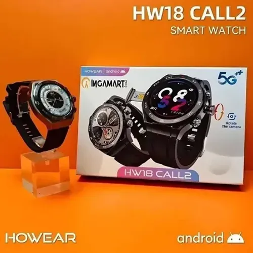 Smartwatch HW18, Chip 5G android, GPS, um verdadeiro celular de pulso.