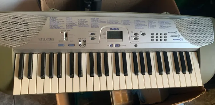 Teclado Casio modelo de entrada para estudantes 