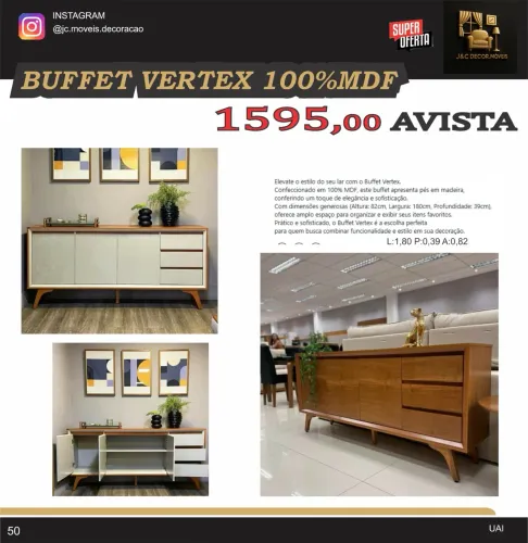 BUFFET VERTEX MDF