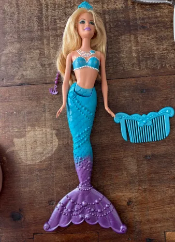 Boneca Barbie sereia das pérolas 