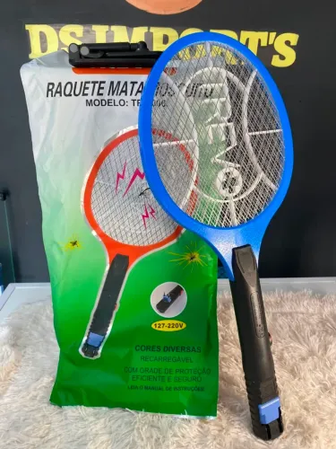 Raquete Recarregável Mata Mosquito