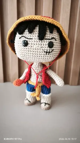 Luffy amigurumi