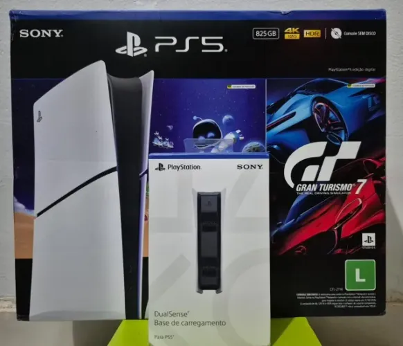 VENDO PLAYSTATION 5 - EDIÇÃO DIGITAL + KIT COMPLETO