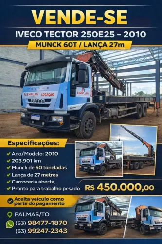 CAMINHÃO MUNCK - IVECO