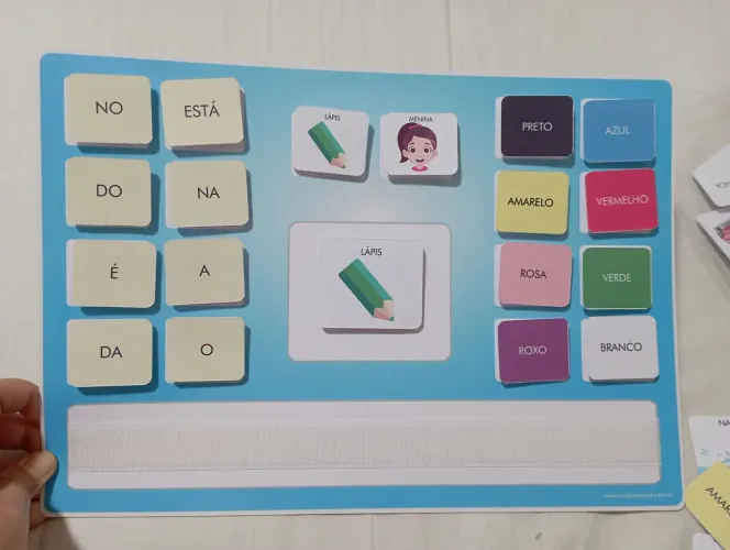 Alfabetização - Pracha para Formação de Frases.