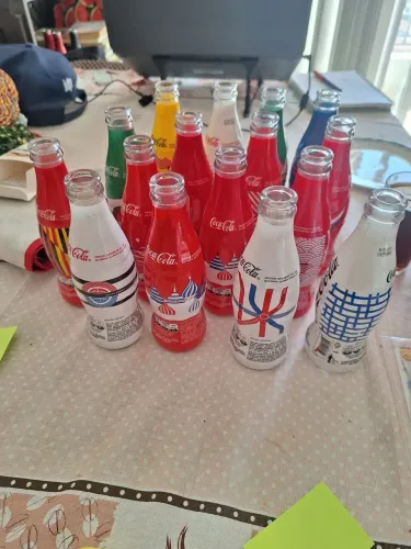 Garrafas de vidro Coca-Cola copa 2016