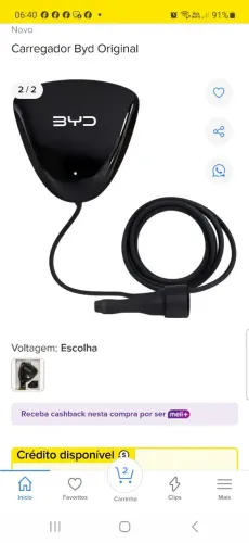 Carregador BYD Wallbox 7W