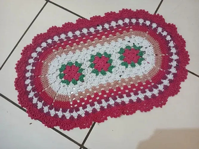 Tapete de crochê