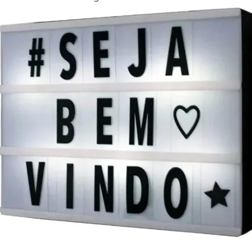 Letreiro de led