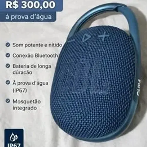 Caixa de Som Portátil JBL