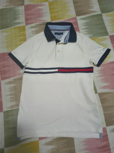 Camisa Tommy infantil masculino tamanho 8 -10