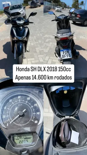 Honda SH DLX 150cc - Único dono 15.000 km rodados