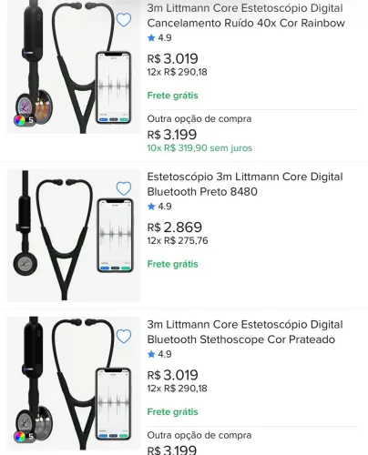 Estetoscópio Core lLittmann