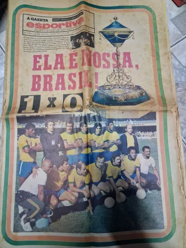 Jornal Antigo - A Gazeta Esportiva