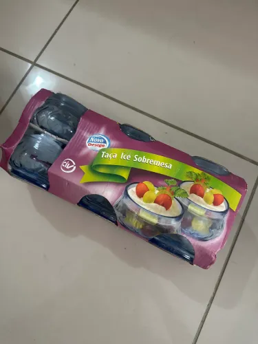Conjunto taça para sobremesa com 6