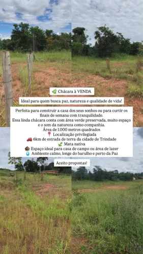 Chácara próximo a Trindade -GO