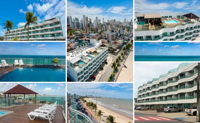 Locação Exclusiva: Flat Mobiliado Frente Mar no Manaíra Palace