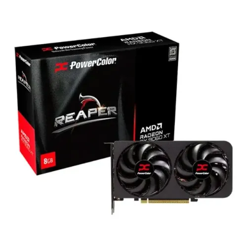 Placa de Video PowerColor RX 9060 XT Reaper 8GB GDDR6 128-bit [nova]