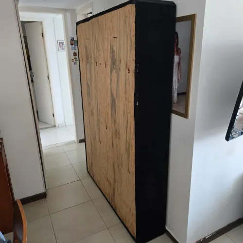 Base cama box casal com pé