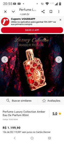 Perfume Árabe feminino