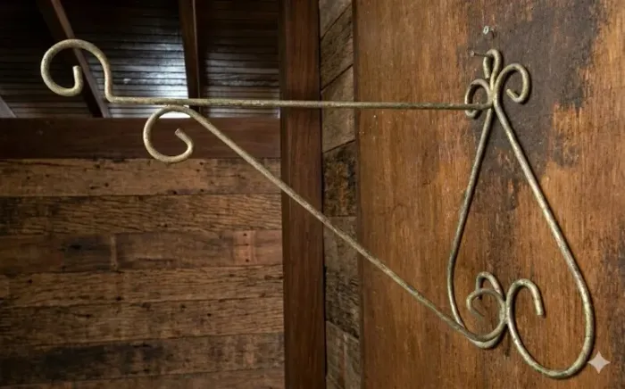 Lindo suporte de ferro para folhagens - 1004