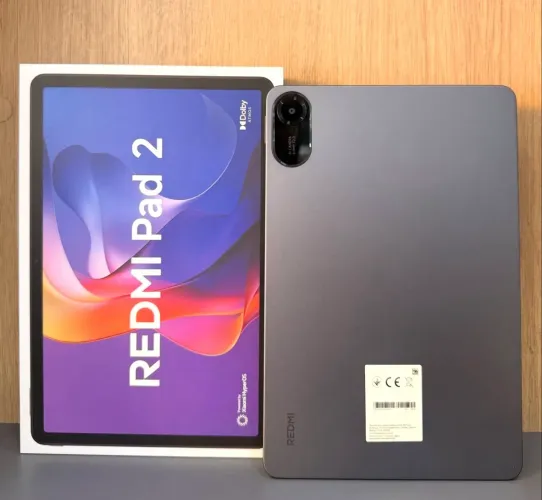 Tablet Xiaomi Redmi Pad 2 4G 256/8 Grafite Lilás Verde Capa E Película