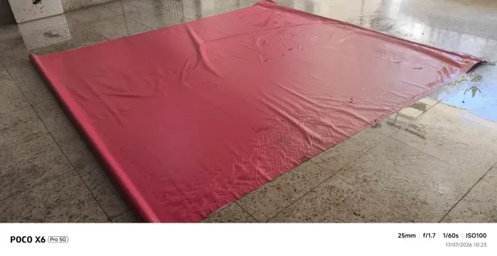 Toldo com mola retrátil