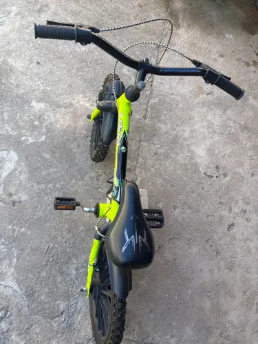 Bicicleta Infantil Aro 16 Track And Bike Dino Neon