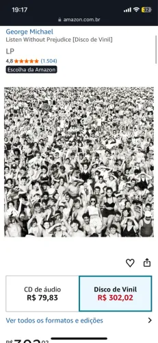 George michael lp listen without prejudice LP disco Vinil
