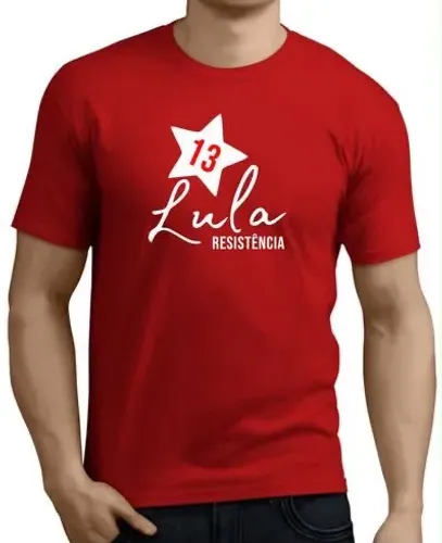 Camisa Algodão- Lula resistência 2026