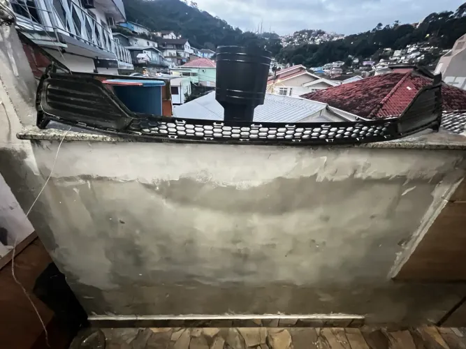 grade inferior do para-choque dianteiro compatível com modelos Hyundai HB20