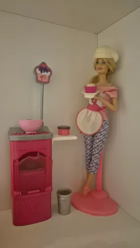 Barbie Sorveteria - conjunto completo