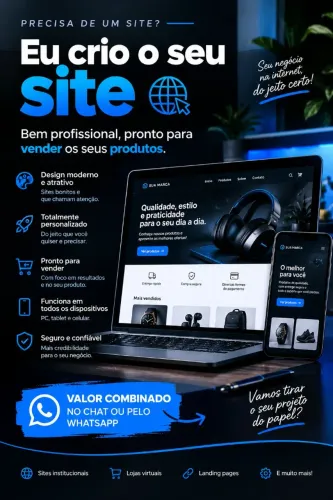 PRECISA DE UM SITE PROFISSIONAL?
