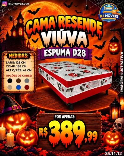 Cama Viúva D28 (Pagamento na entrega)