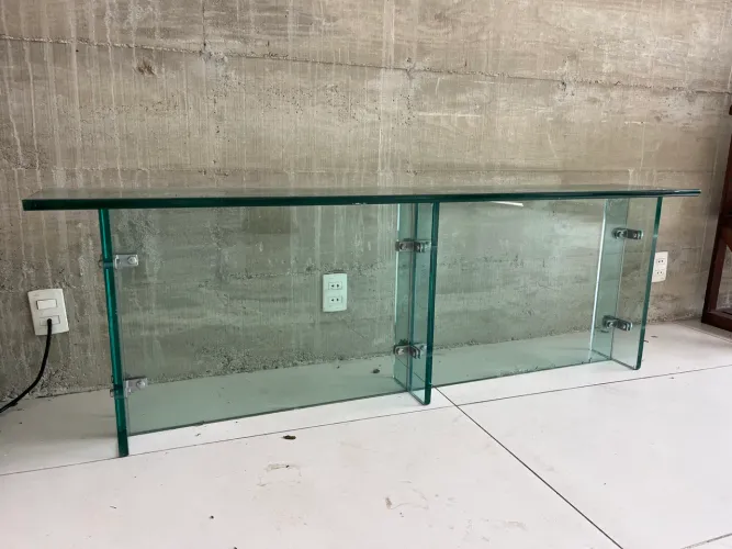 Aparador de vidro 20mm- 167x33x55