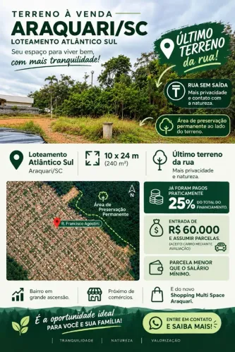Terreno Atlântico sul