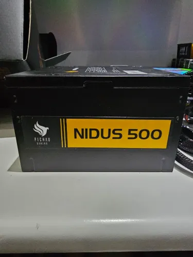 Fonte Pichau Nidus 500W 80 Plus Bronze - PFC Ativo (Perfeito Estado)