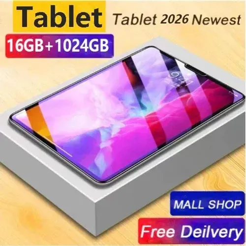 2026 Novo tablet 1024GB Android15.0 8800mah tablet 12 Acompanha capa protetora e teclado
