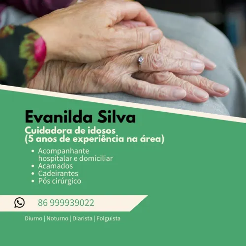Cuidadora de idosos com experiência