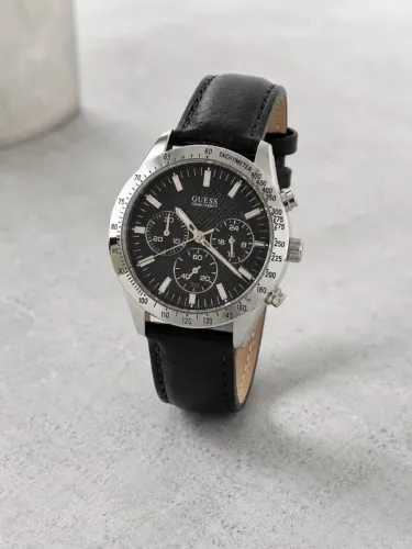 Relógio Guess Collection GC Chronograph Masculino Couro Preto U11507G1