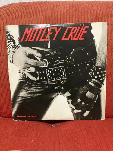 Capa LP Vinil Motley Crue Too Fast For Love (Sem o Disco)