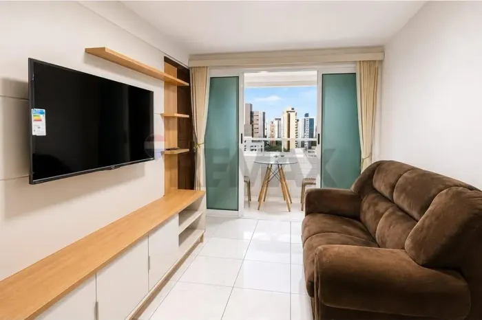 Aluguel de Apartamento de 1 quarto, Mobiliado, em Tambaú