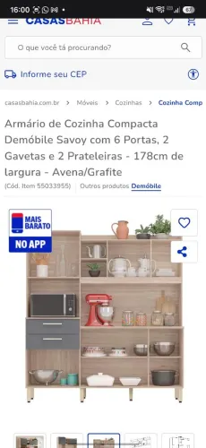 Armario Novo na Caixa