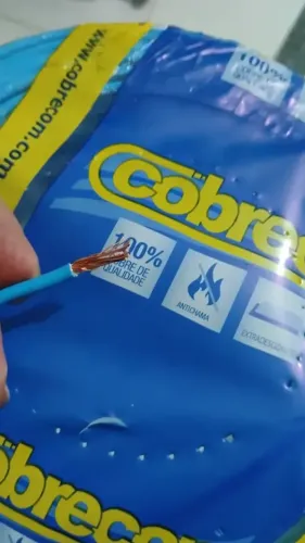 FIOS/CABOS COBRECOM COBRE 100m 2,5mm² e 4mm² - NÃO É ALUCOBRE
