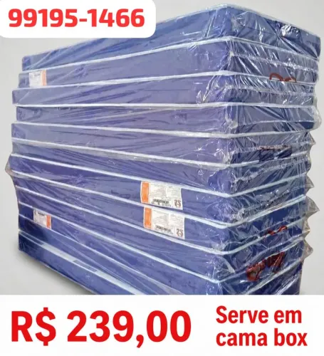 COLCHÃO SOLTEIRO 12 CM R$ 239 e CASAL 12 CM R$ 329  PODE BUSCAR JARDIM NOVO MUNDO GOIÂNIA 