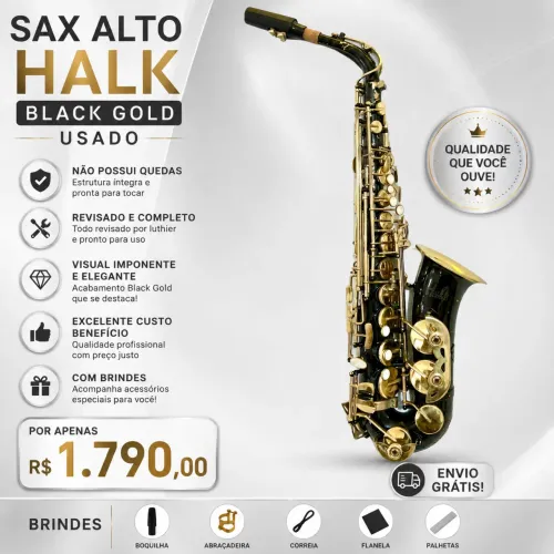 Sax alto Kalk black Lacquer