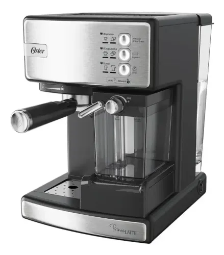 Cafeteira Espresso Oster Nova Primalatte Inox Cor Prateado
