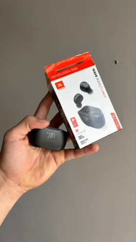 JBL Wave Buds Bluetooth - Fone Sem Fio + Caixa