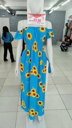 Vestido longo tamanho único